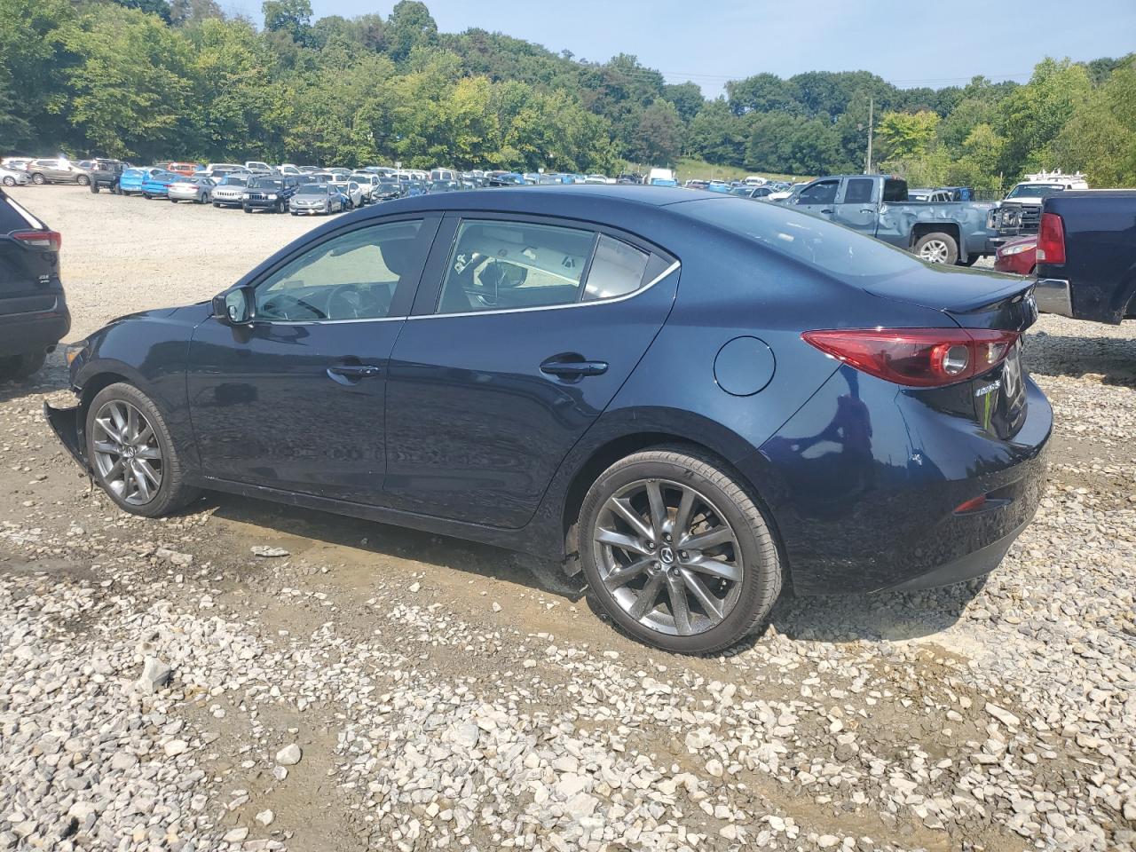 2018 Mazda 3 VIN 3MZBN1W38JM215834 Copart auction photo, front end / undercarriage damage thumbnail 2