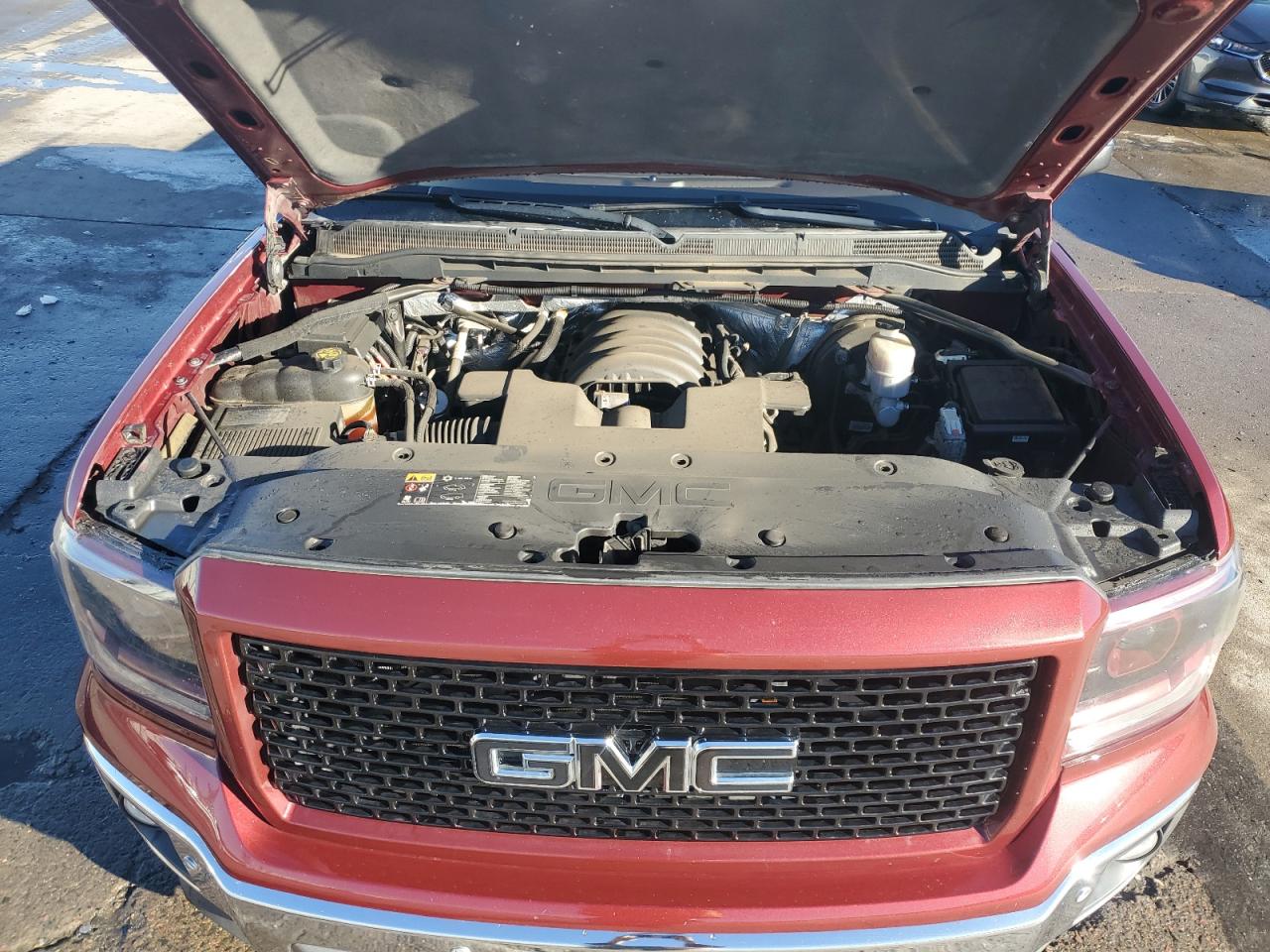 2015 GMC Sierra VIN 3GTU2VECXFG106875 Copart auction photo, rear end / front end damage thumbnail 11