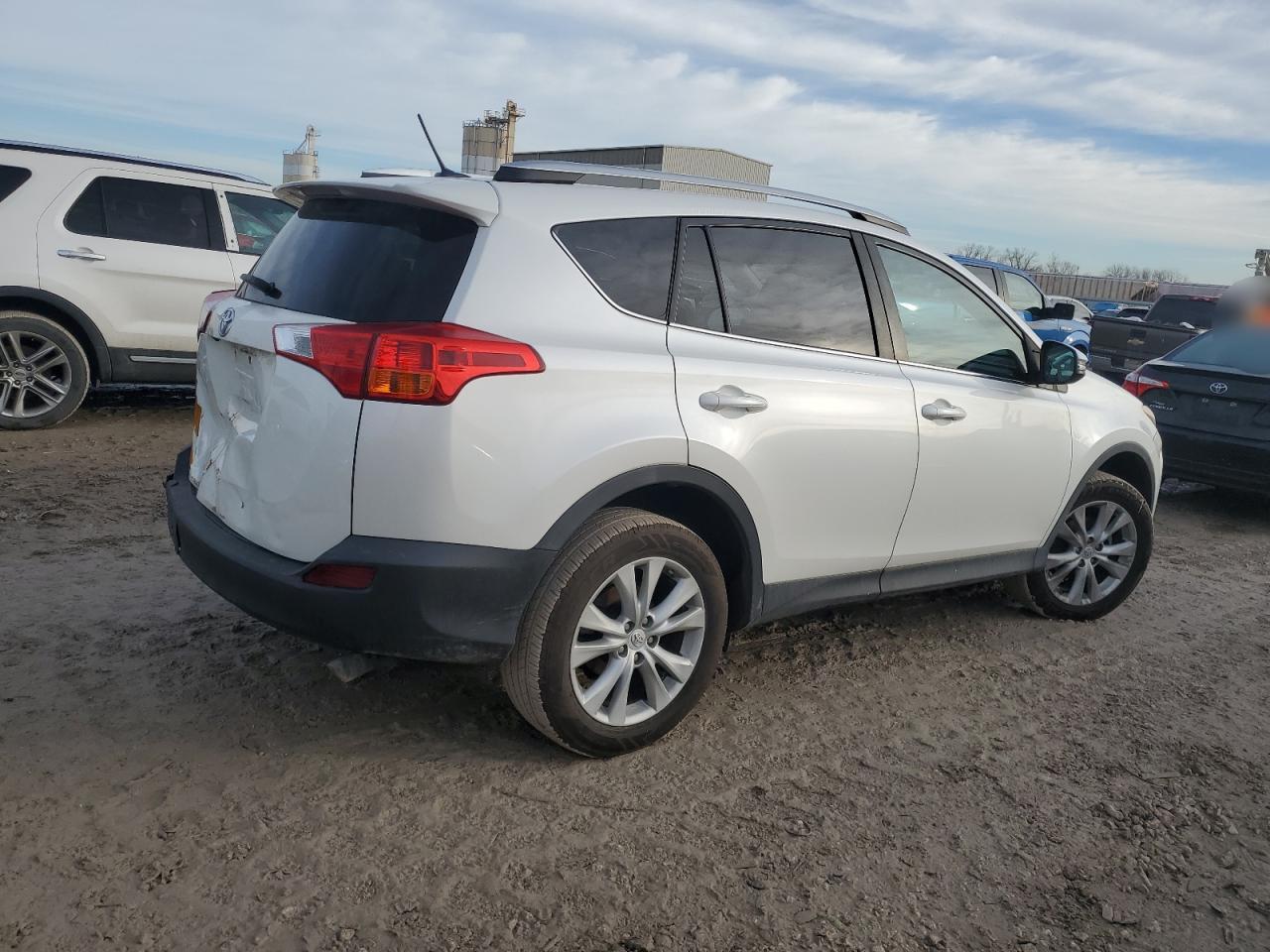 2014 Toyota RAV 4 VIN 2T3DFREV2EW149800 Copart auction photo, rear end damage thumbnail 3
