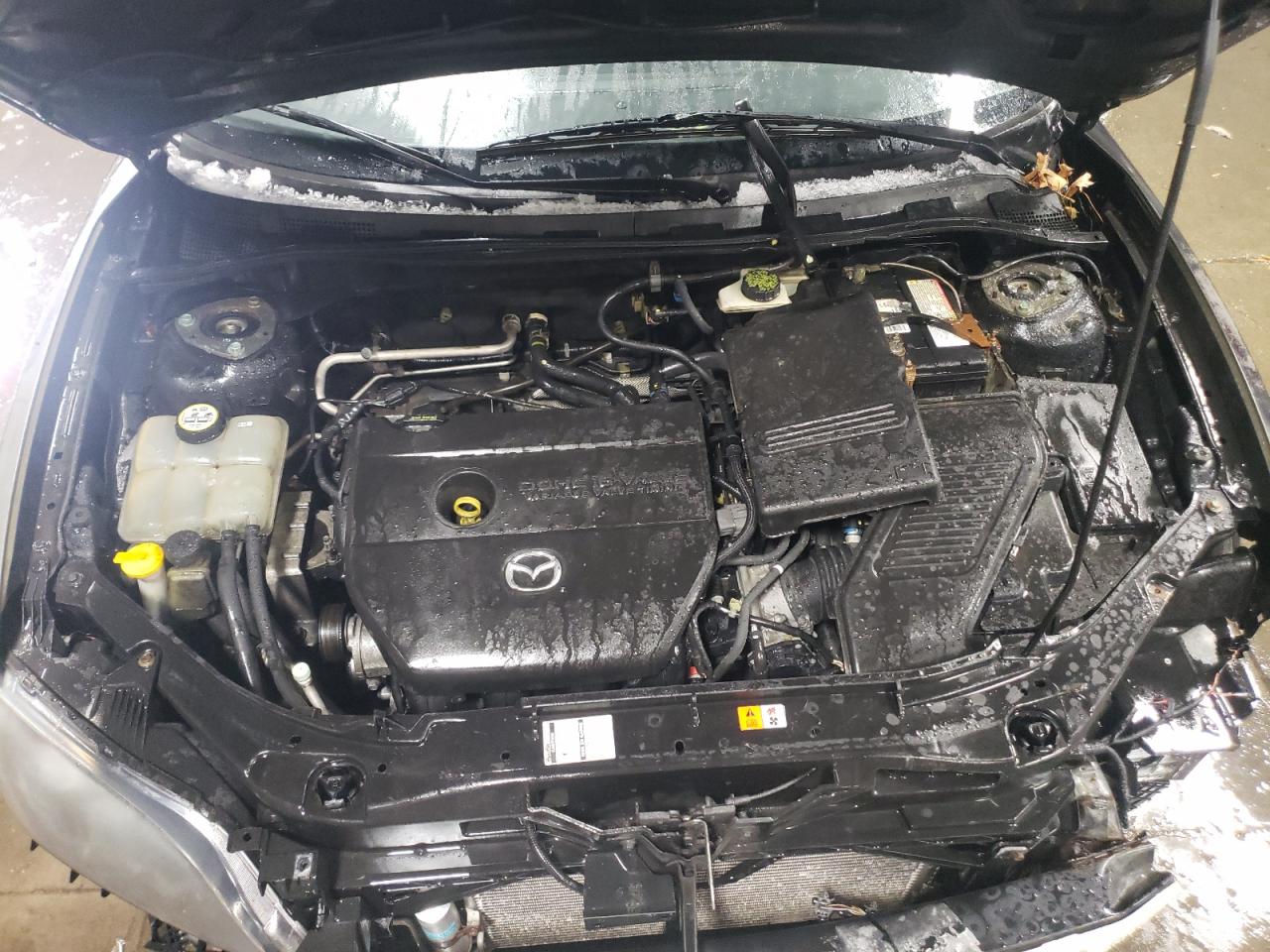 2008 Mazda 3 VIN JM1BK32F881161790 Copart auction photo, front end damage thumbnail 11