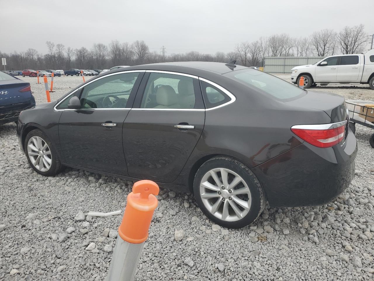 2014 Buick Verano VIN 1G4PR5SK7E4219386 Copart auction photo, rear end / side damage thumbnail 2