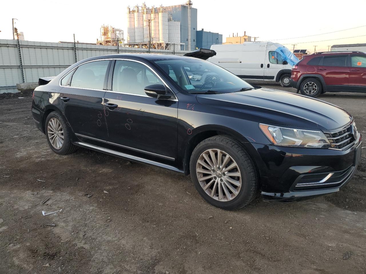 2017 Volkswagen Passat VIN 1VWBT7A31HC009668 Copart auction photo, rear end damage thumbnail 4
