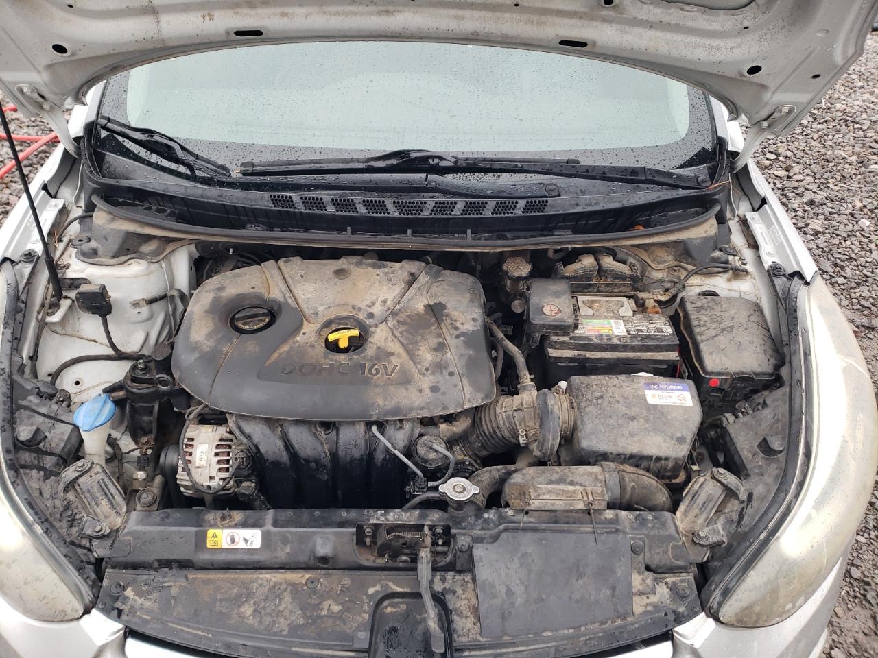 2015 Hyundai Elantra VIN KMHDH4AE5FU238841 Copart auction photo, front end damage thumbnail 11