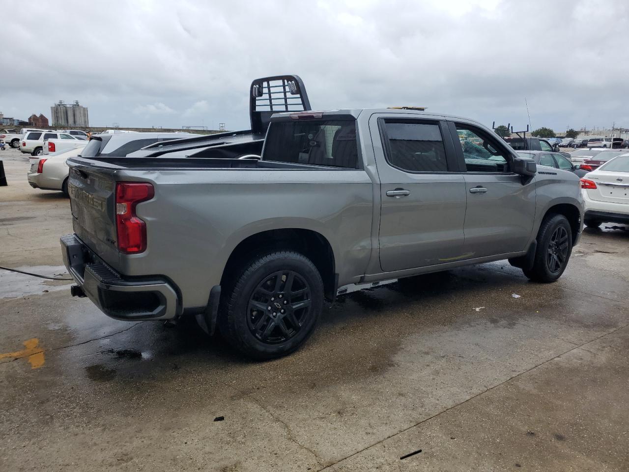 2023 Chevrolet Silverado VIN 1GCPADED7PZ328777 Copart auction photo, water/flood / side damage thumbnail 3