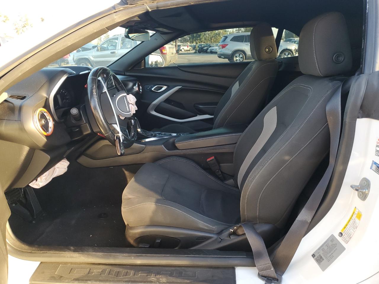 2020 Chevrolet Camaro VIN 1G1FB3DX8L0120770 Copart auction photo, front end / side damage thumbnail 7