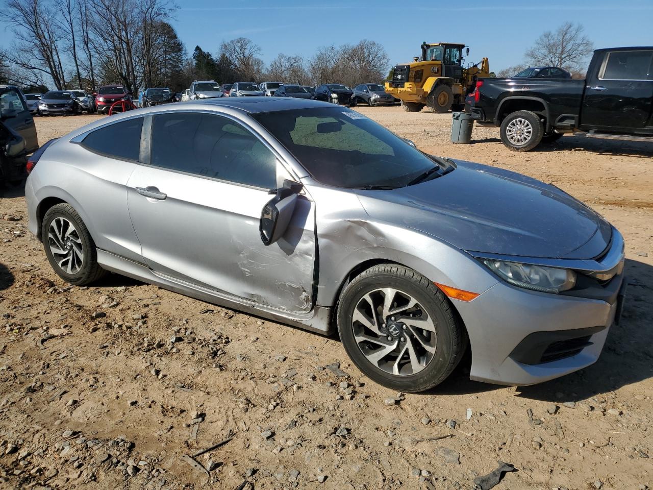2016 Honda Civic VIN 2HGFC4B05GH313817 Copart auction photo, front end / side damage thumbnail 4