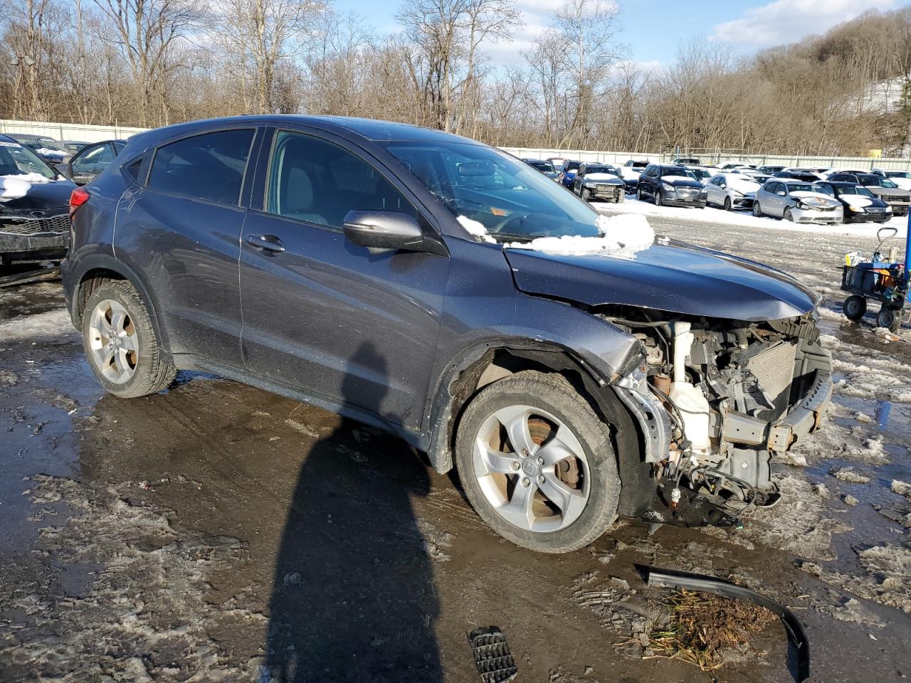 2017 Honda HR-V VIN 3CZRU6H50HM704488 Copart auction photo, front end damage thumbnail 4