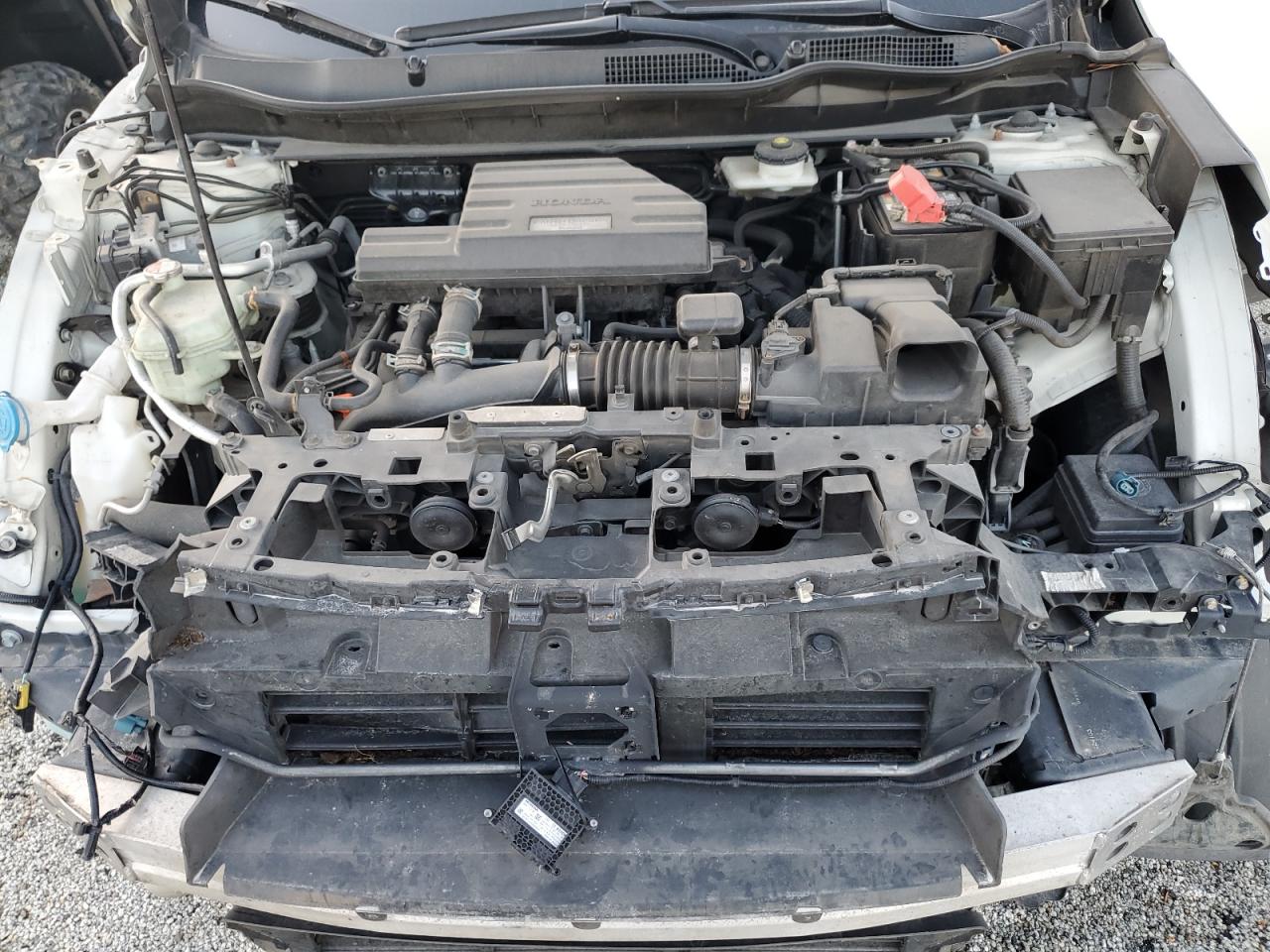 2018 Honda CR-V VIN 2HKRW2H55JH611714 Copart auction photo, front end / side damage thumbnail 12