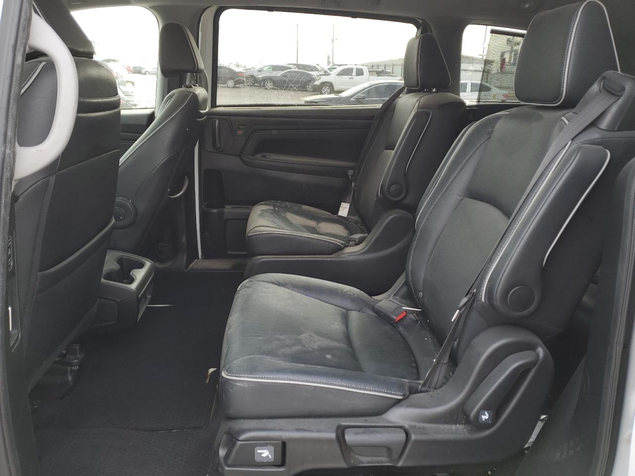 2022 Honda Odyssey VIN 5FNRL6H96NB001957 Copart auction photo, side / rear end damage thumbnail 11