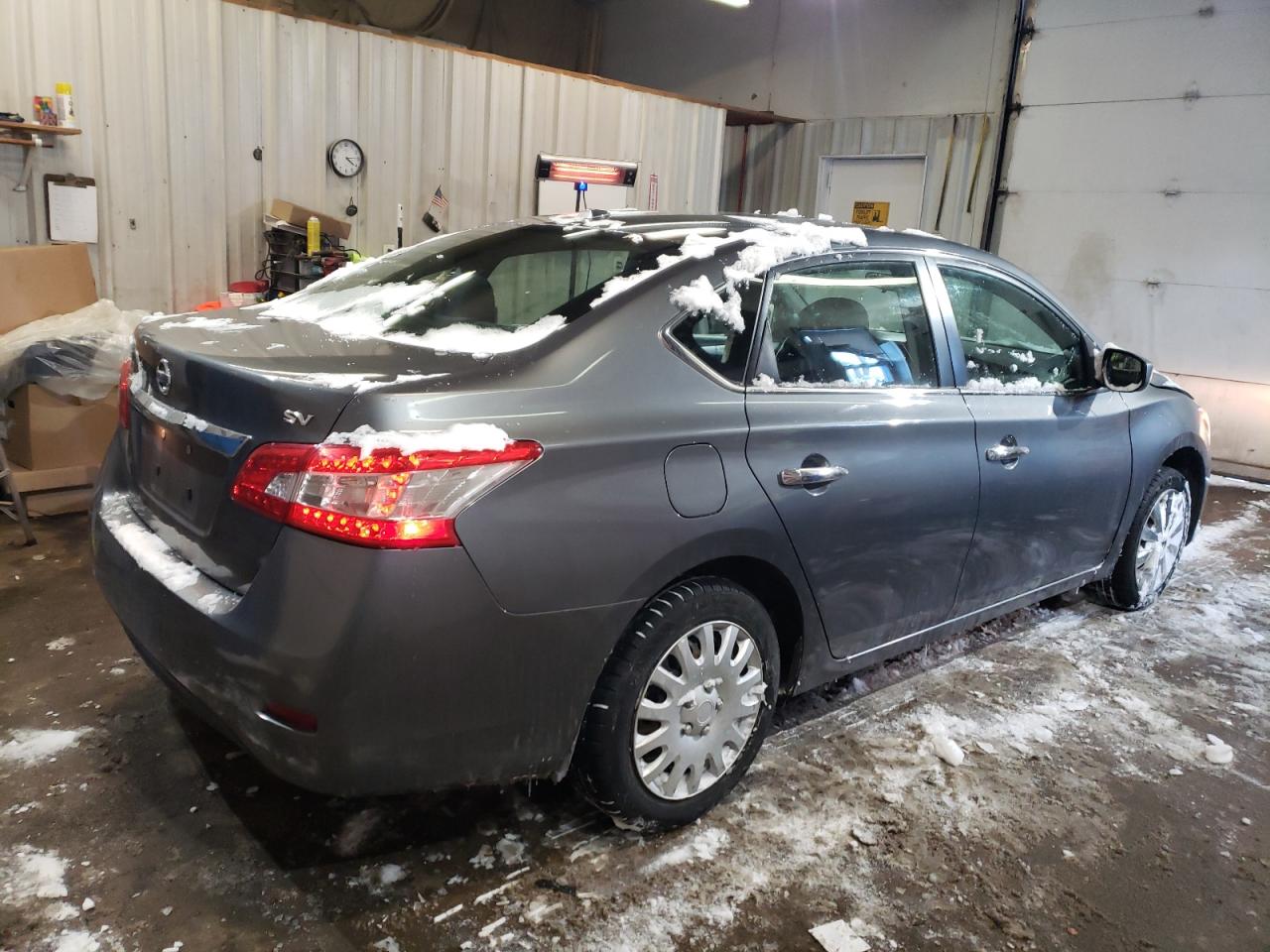 2015 Nissan Sentra VIN 3N1AB7AP7FL658125 Copart auction photo, front end / side damage thumbnail 3