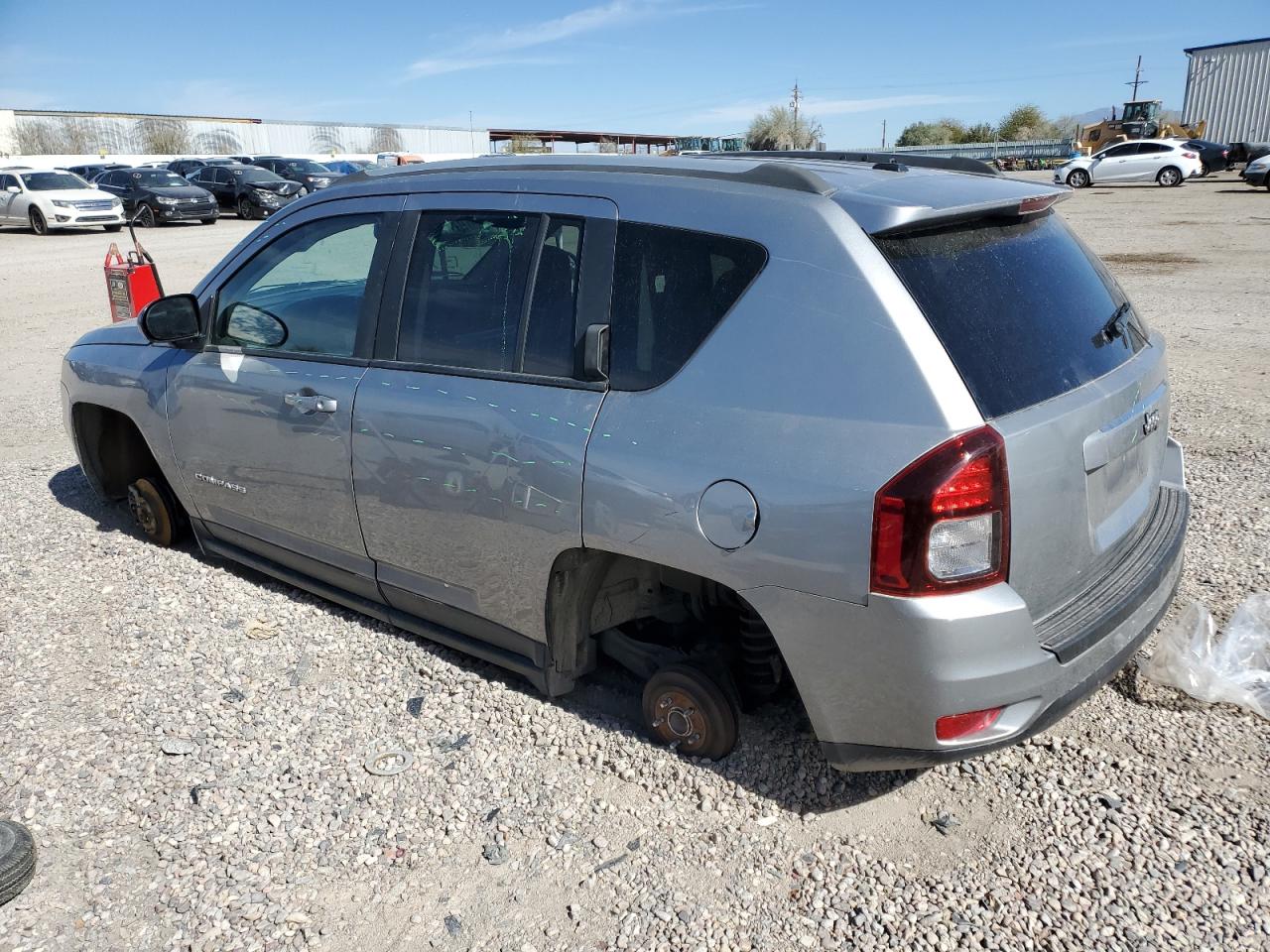 2017 Jeep Compass VIN 1C4NJCBA7HD123891 Copart auction photo, vandalism / mechanical damage thumbnail 2