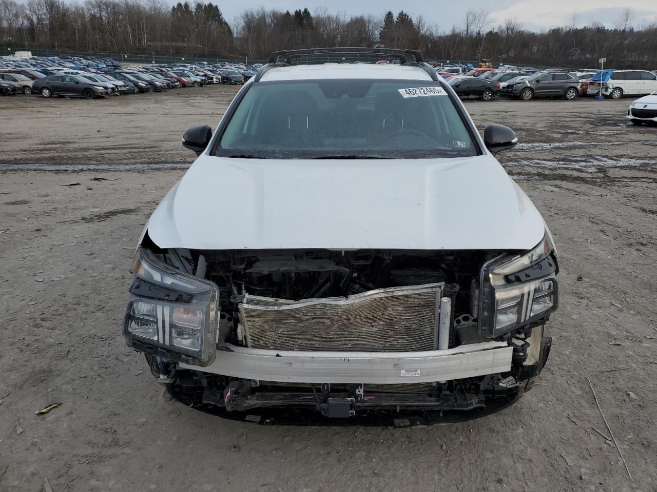 2022 Hyundai Santa Fe VIN 5NMS6DAJ9NH385281 Copart auction photo, front end damage thumbnail 5