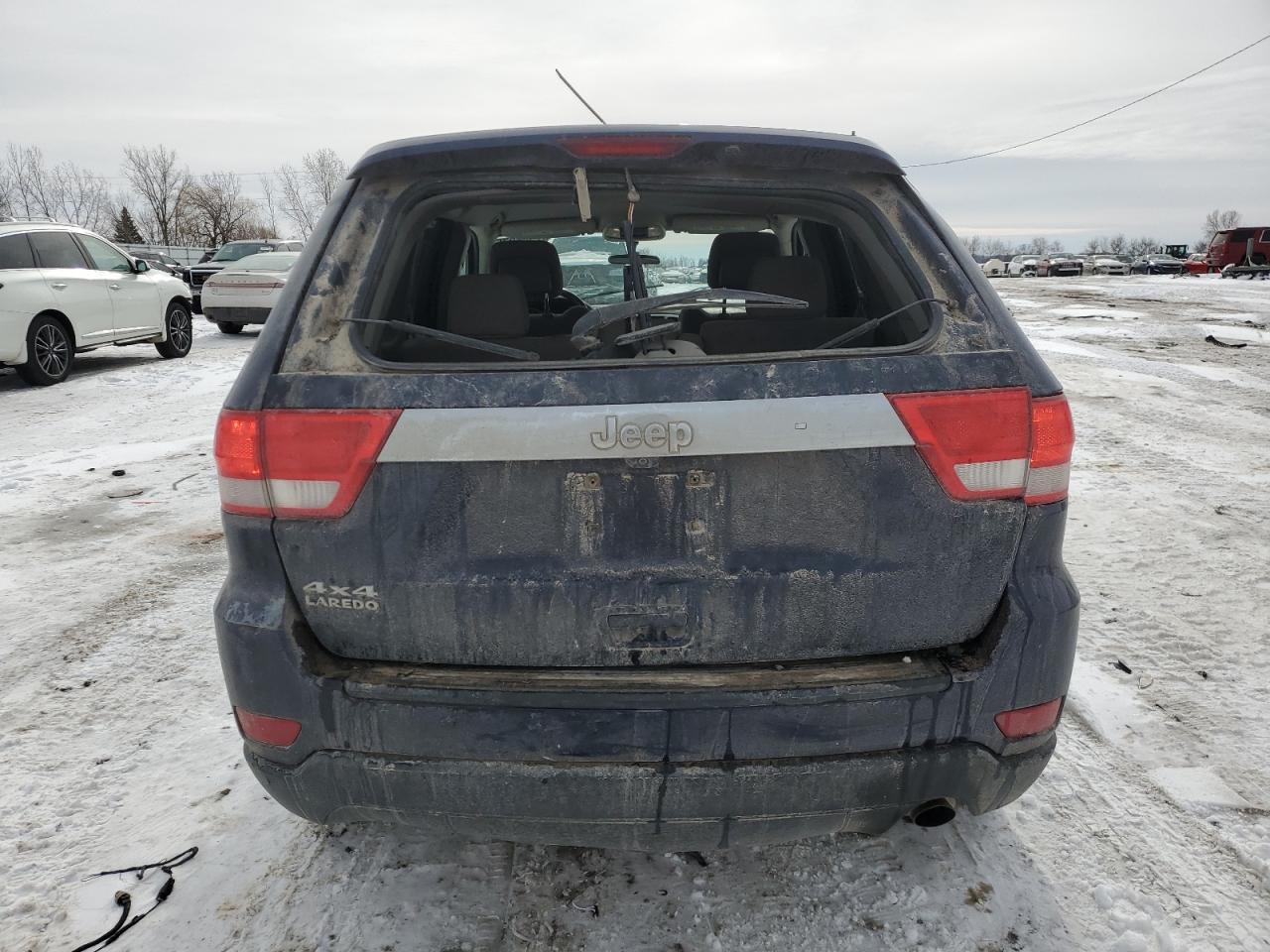 2012 Jeep Grand Cherokee VIN 1C4RJFAG5CC315771 Copart auction photo, rollover damage thumbnail 6