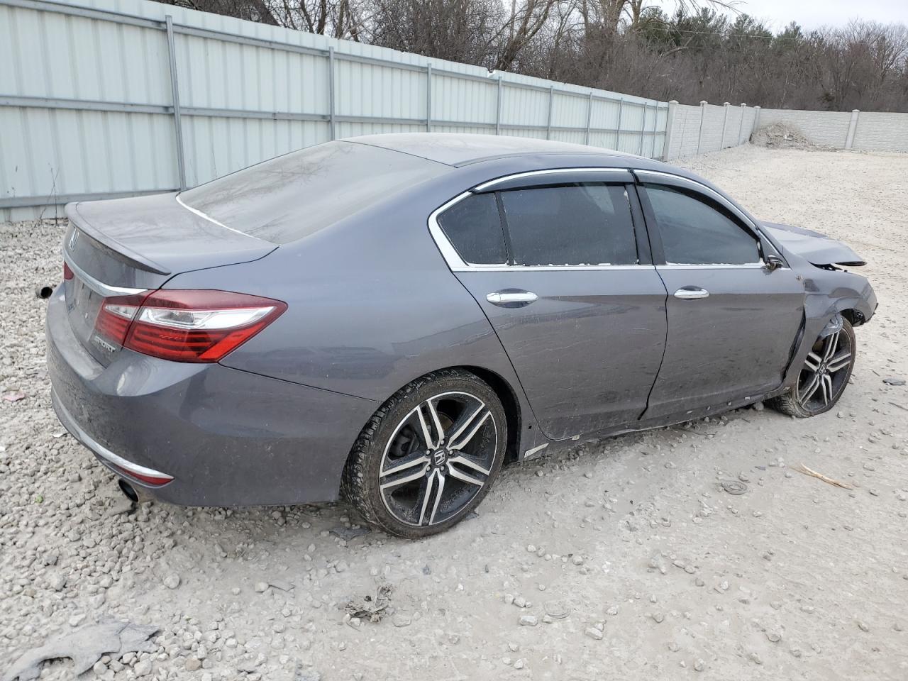 2017 Honda Accord VIN 1HGCR2F56HA143222 Copart auction photo, all over damage thumbnail 3