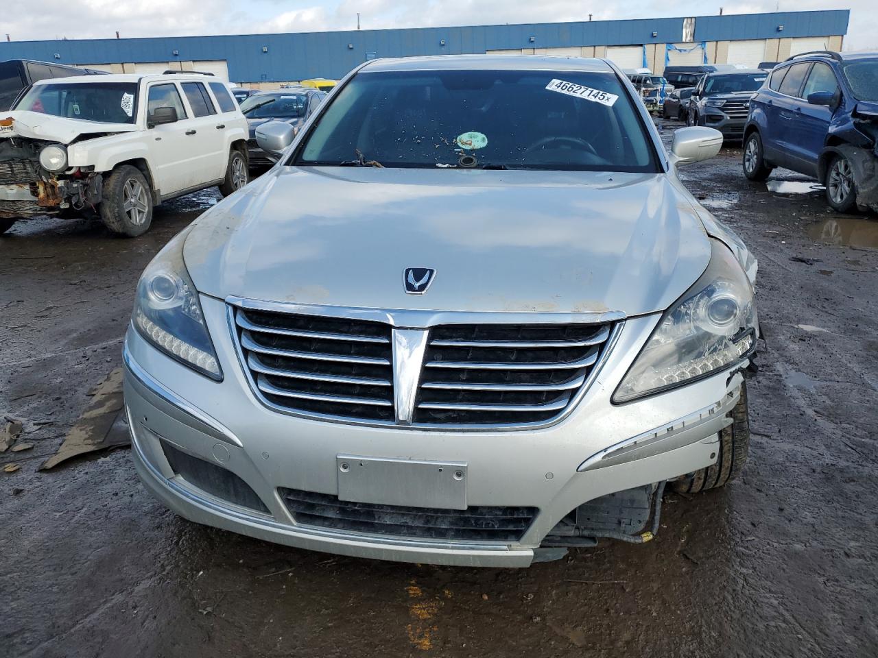 2013 Hyundai Equus VIN KMHGH4JH8DU058788 Copart auction photo, front end damage thumbnail 5