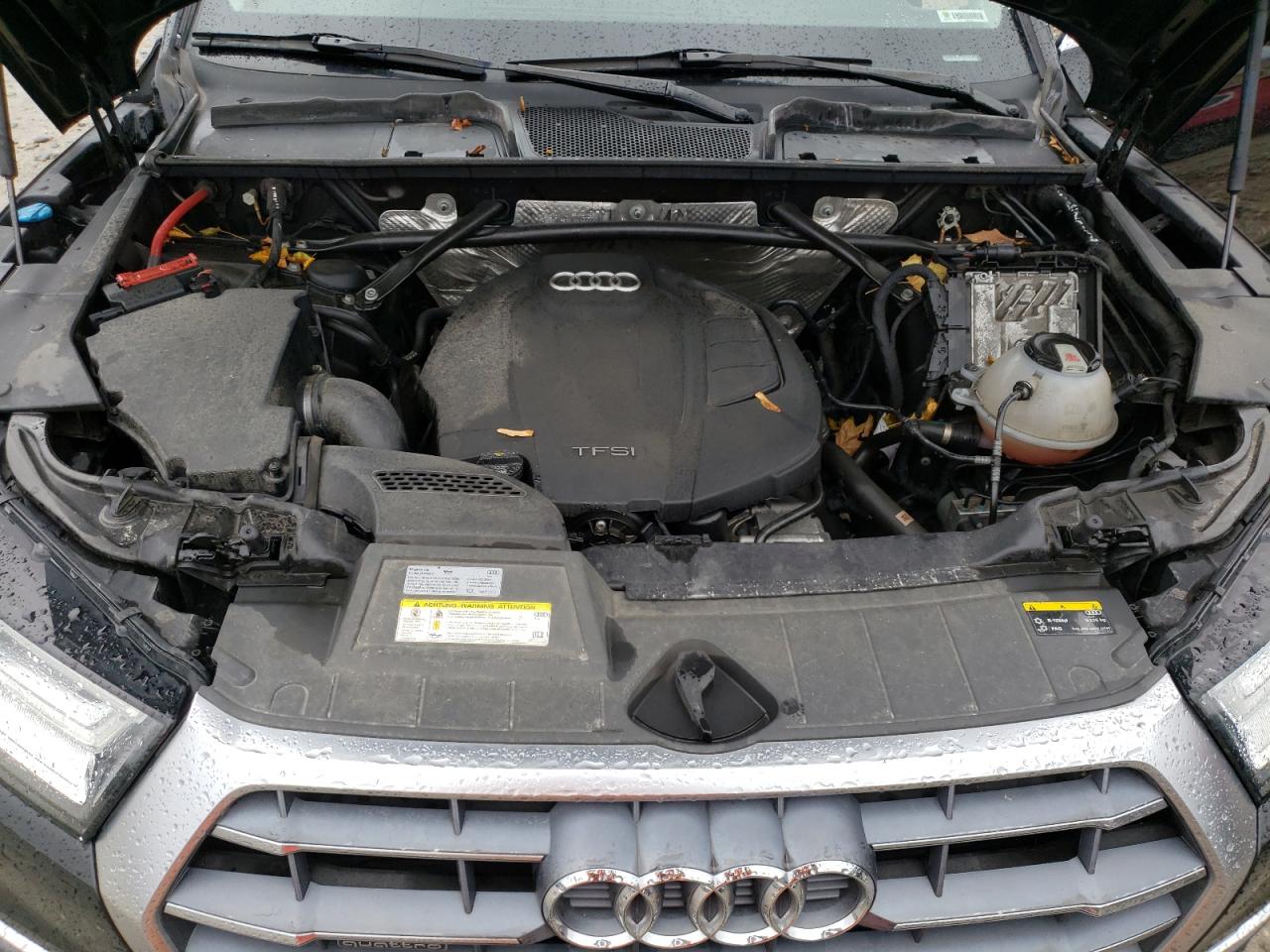 2018 Audi Q5 VIN WA1BNAFY3J2111414 Copart auction photo, rear end / side damage thumbnail 12