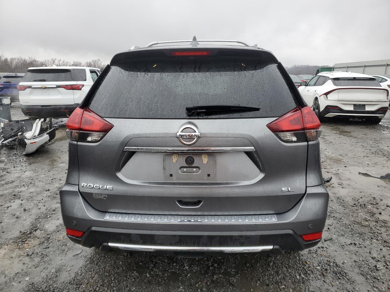 2019 Nissan Rogue VIN 5N1AT2MT7KC791376 Copart auction photo, front end / side damage thumbnail 6