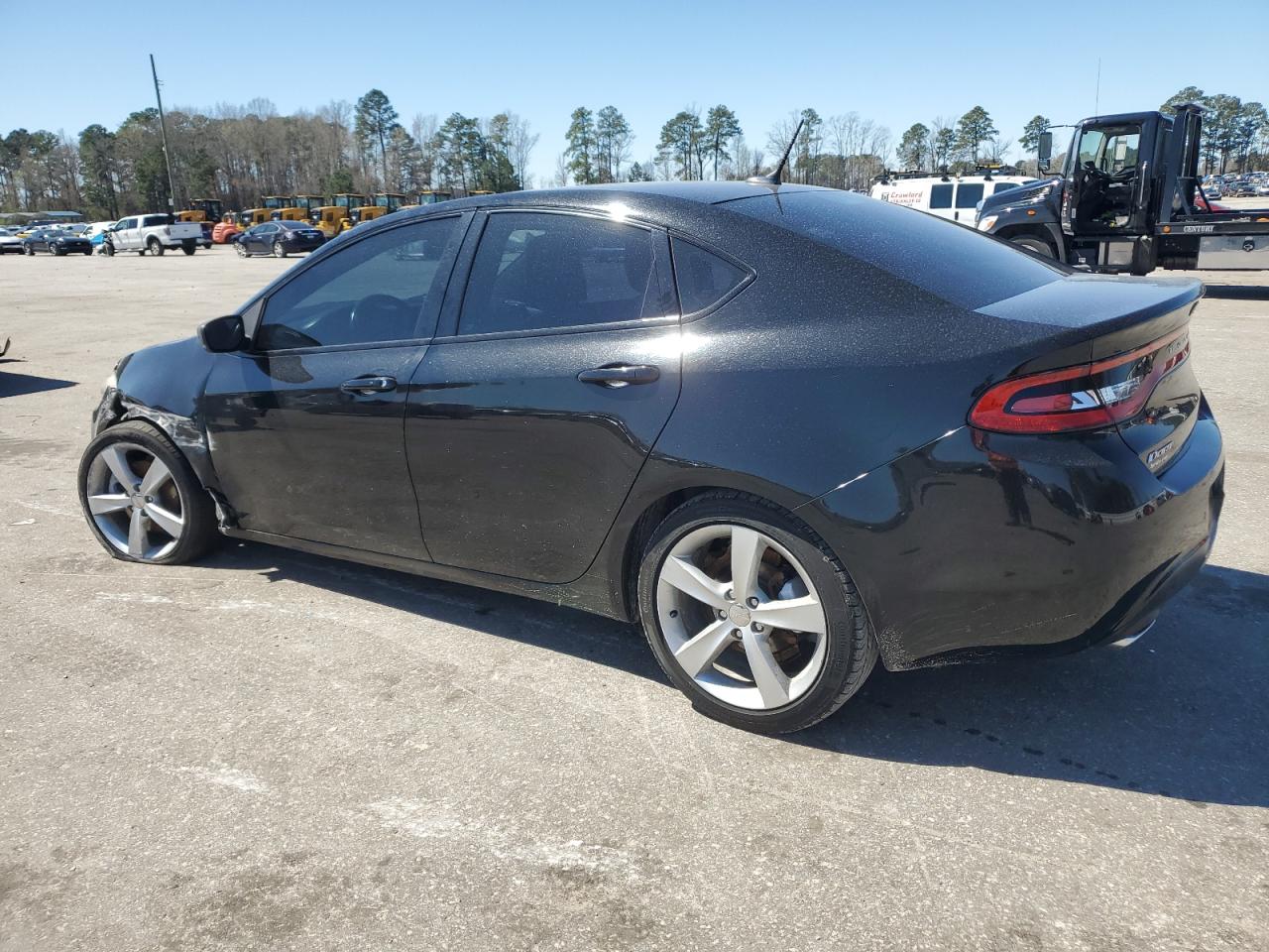 2014 Dodge Dart VIN 1C3CDFEB8ED767596 Copart auction photo, front end / undercarriage damage thumbnail 2