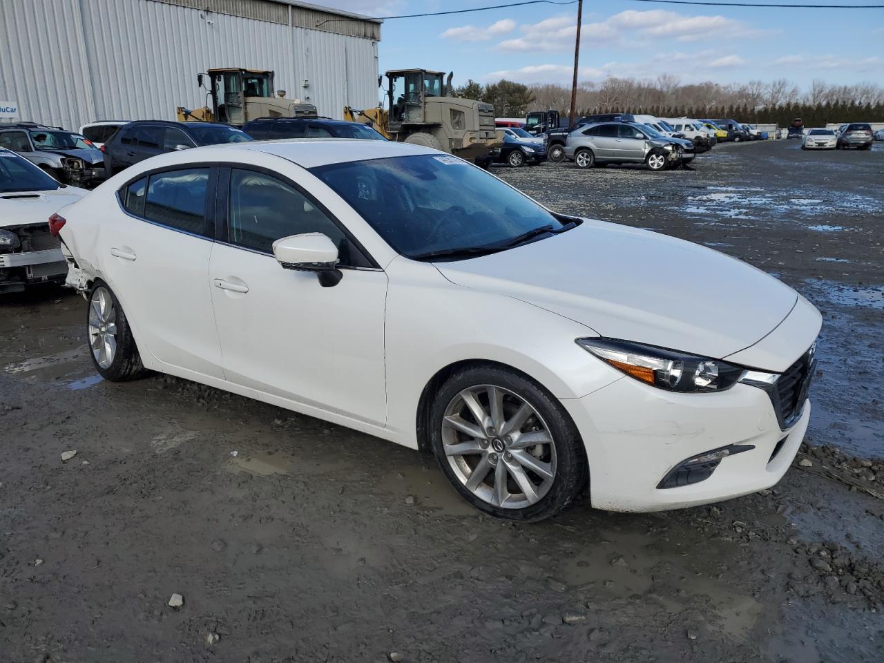 2017 Mazda 3 VIN JM1BN1V7XH1126491 Copart auction photo, rear end damage thumbnail 4