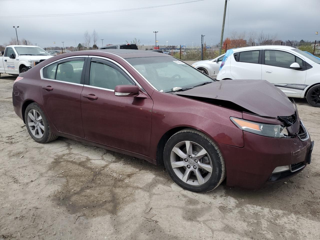 2013 Acura TL VIN 19UUA8F5XDA008673 Copart auction photo, front end / minor dent/scratches damage thumbnail 4