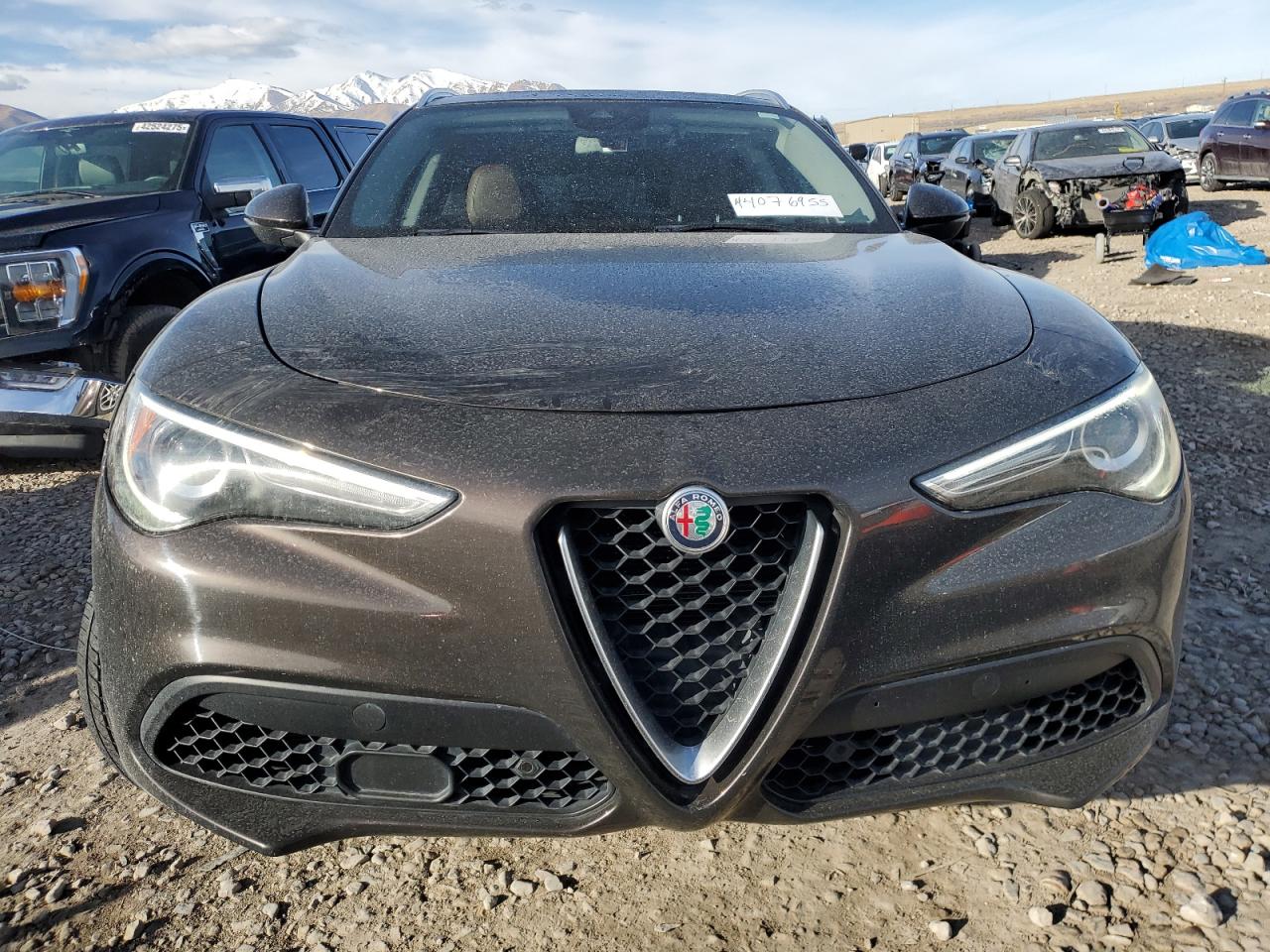 2018 Alfa Romeo Stelvio VIN ZASFAKBN2J7B97099 Copart auction photo, side / rear end damage thumbnail 5
