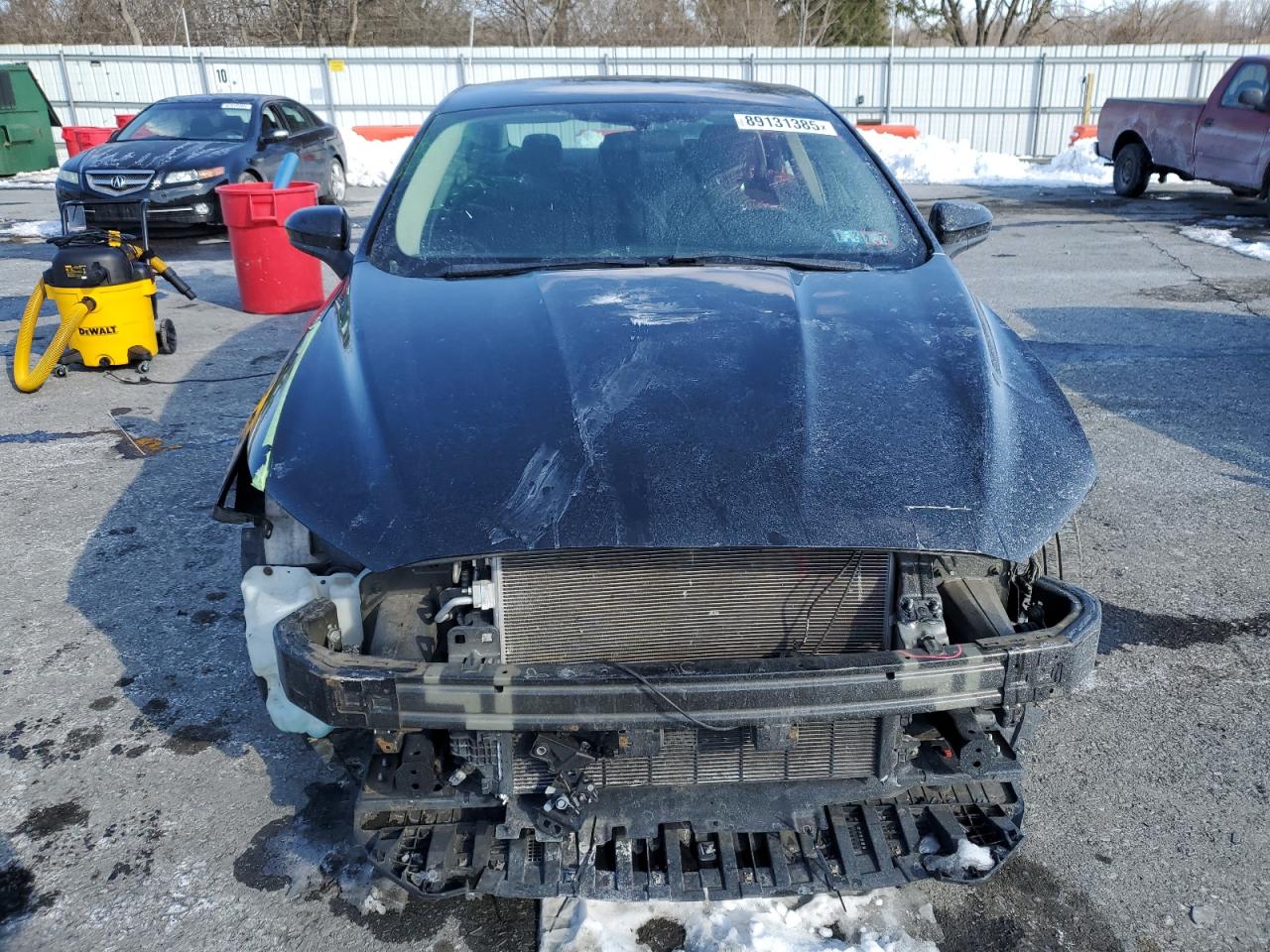 2017 Ford Fusion VIN 3FA6P0HD5HR303743 Copart auction photo, front end damage thumbnail 5