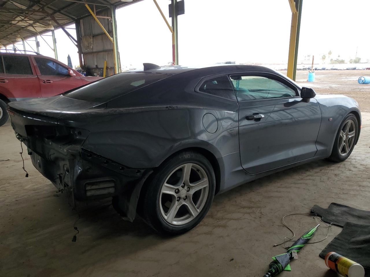 2018 Chevrolet Camaro VIN 1G1FB1RX3J0145389 Copart auction photo, rear end damage thumbnail 3