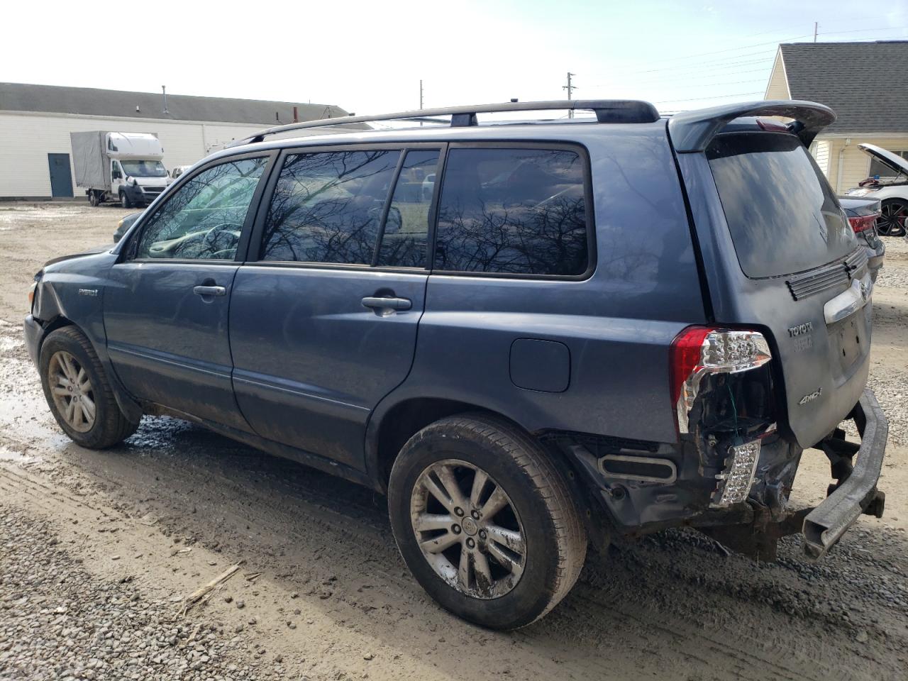 2007 Toyota Highlander VIN JTEEW21A370036276 Copart auction photo, front end / rear end damage thumbnail 2