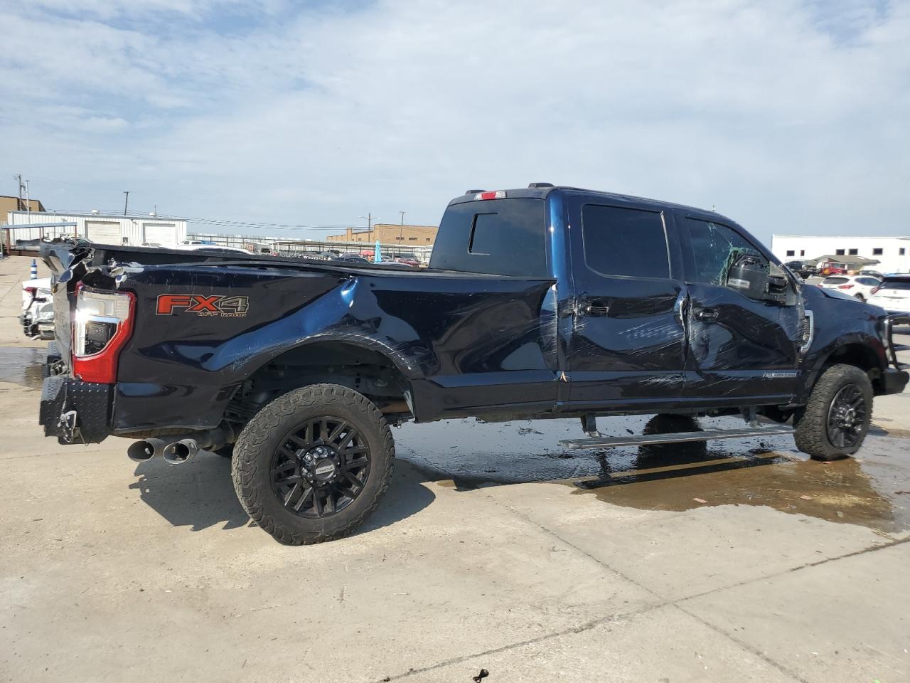 2022 Ford F350 VIN 1FT8W3BT9NEE35877 Copart auction photo, rollover damage thumbnail 3