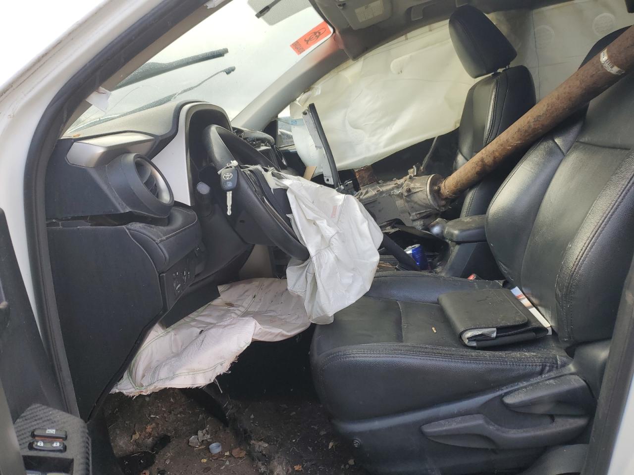2013 Toyota RAV 4 VIN JTMRFREV1DD031125 Copart auction photo, front end / side damage thumbnail 7