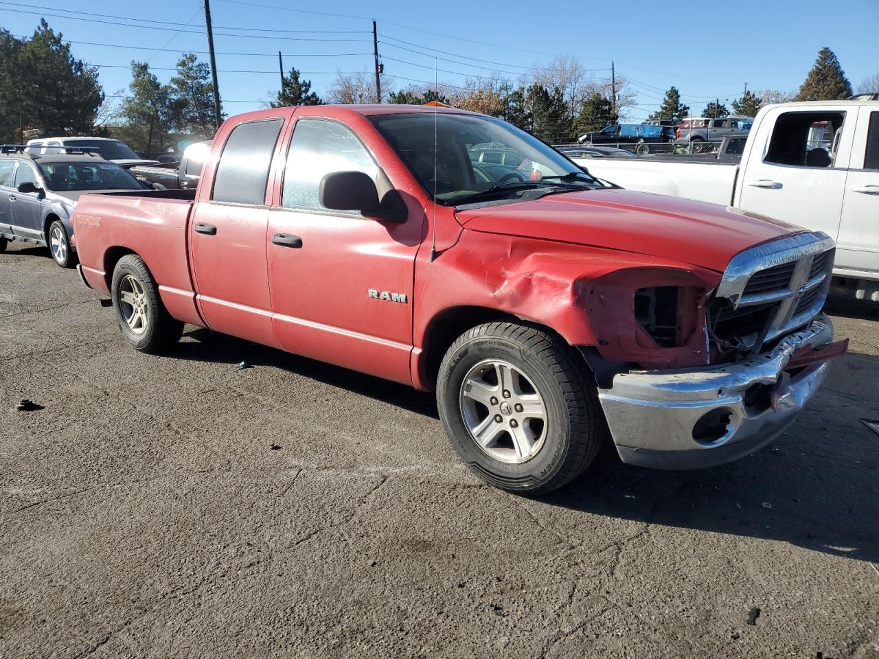 2008 Dodge RAM VIN 1D7HA18N88S622065 Copart auction photo, all over damage thumbnail 4