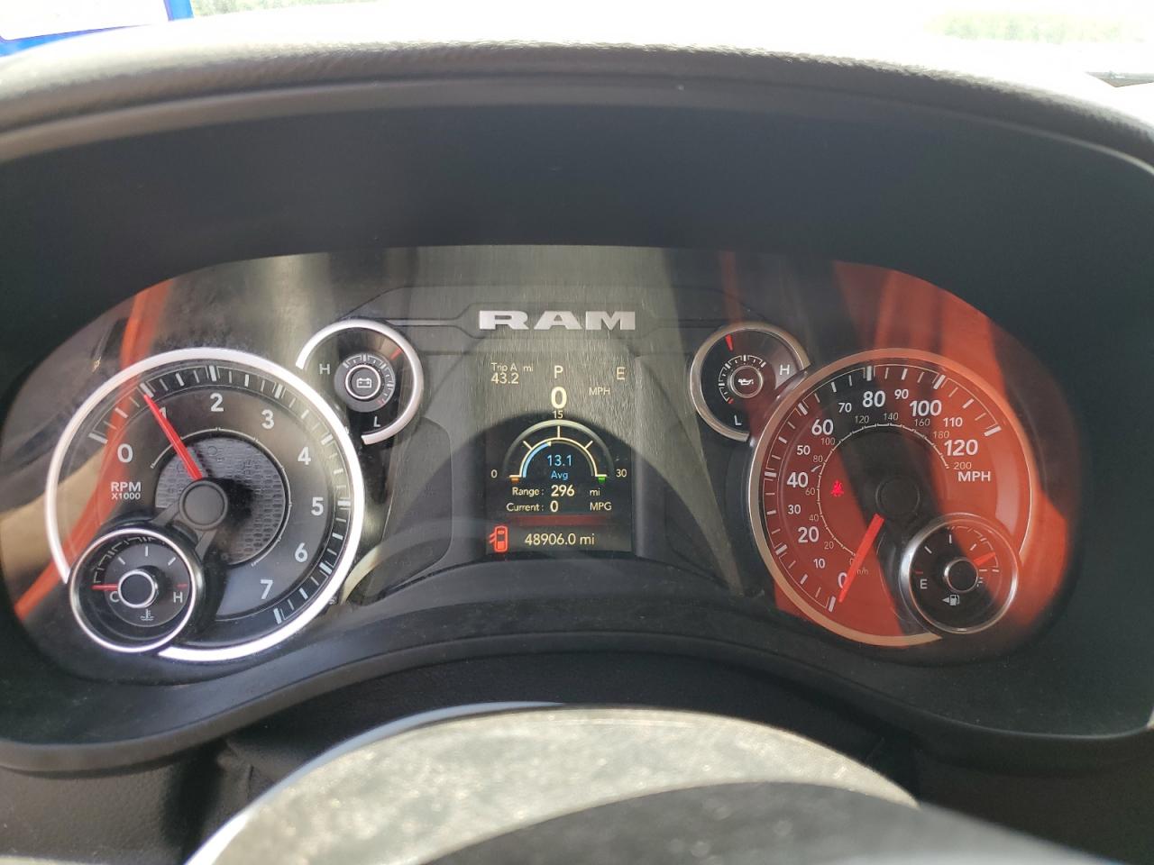 2020 RAM 1500 VIN 1C6SRFFT7LN163763 Copart auction photo, water/flood / minor dent/scratches damage thumbnail 9