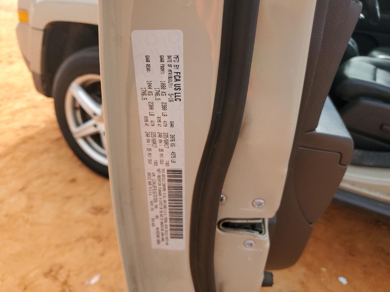 2016 Jeep Liberty (Patriot) VIN 1C4NJRFB1GD767830 Copart auction photo, rear end damage thumbnail 12