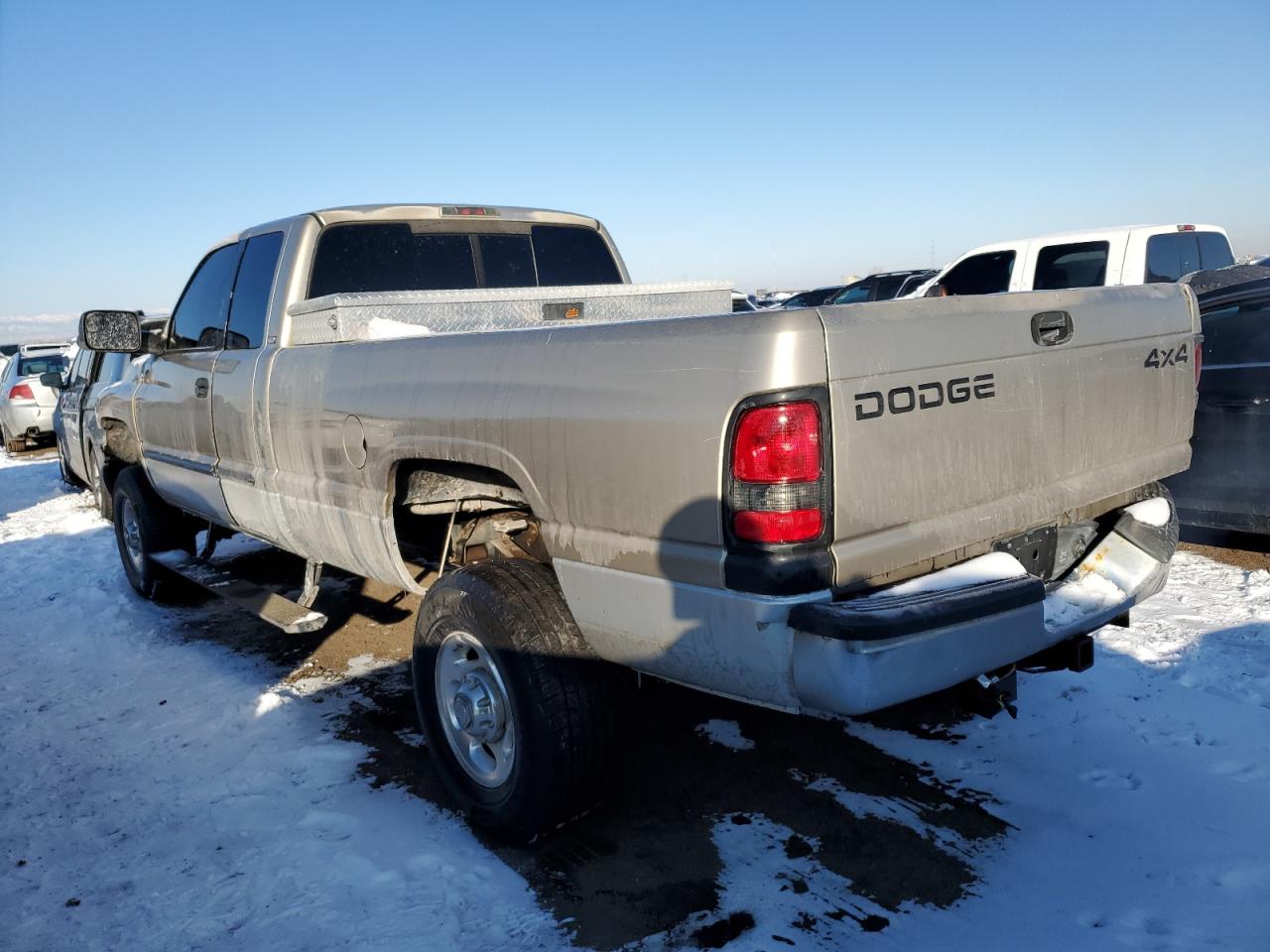 2002 Dodge RAM VIN 3B7KF23C42M275654 Copart auction photo, front end / rear end damage thumbnail 2