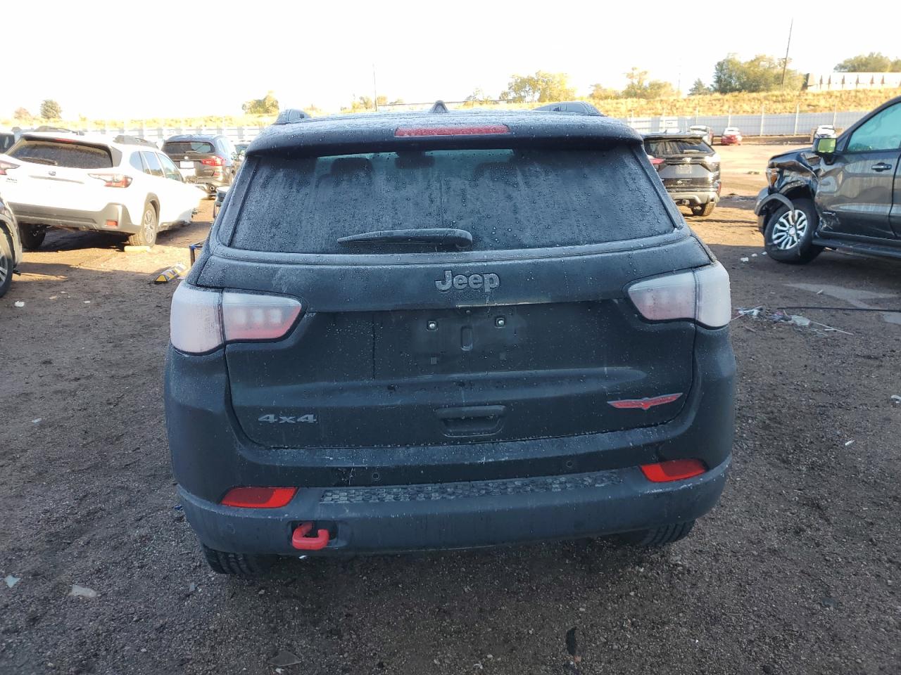 2022 Jeep Compass VIN 3C4NJDDB7NT130485 Copart auction photo, front end / undercarriage damage thumbnail 6