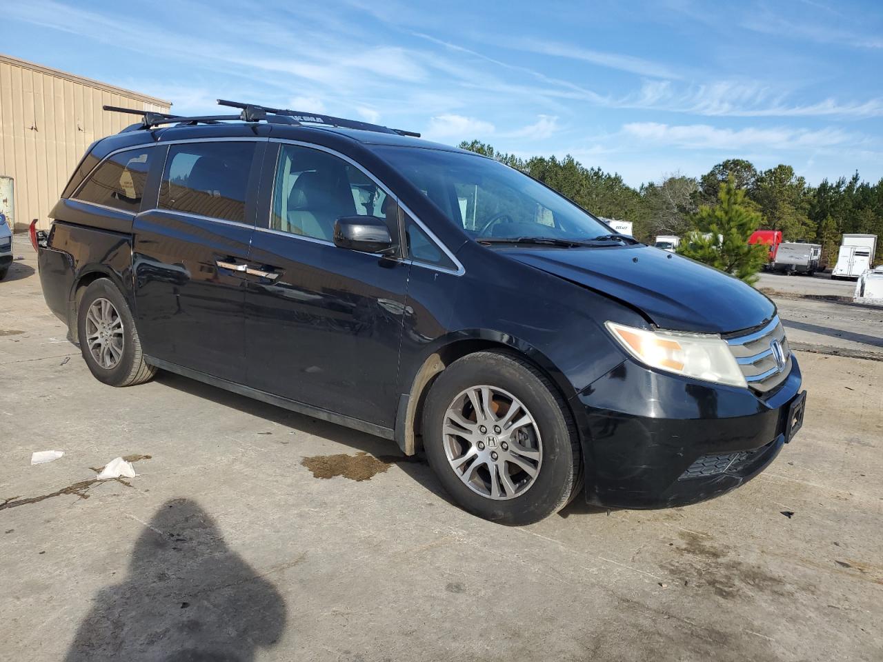 2012 Honda Odyssey VIN 5FNRL5H40CB111396 Copart auction photo, rear end damage thumbnail 4