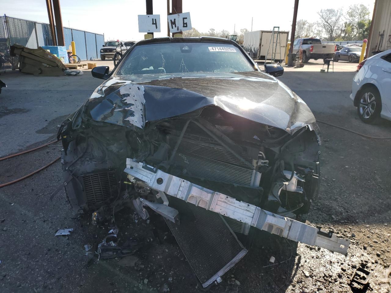 2015 BMW M6 VIN WBSLX9C59FD160716 Copart auction photo, front end damage thumbnail 5