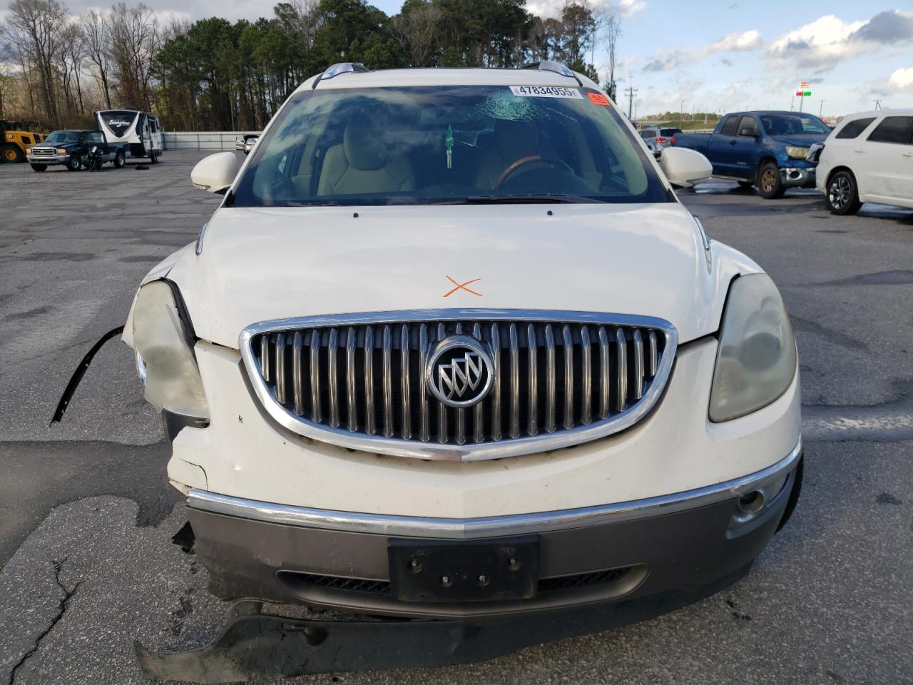 2012 Buick Enclave VIN 5GAKRCED4CJ105166 Copart auction photo, all over / undercarriage damage thumbnail 5