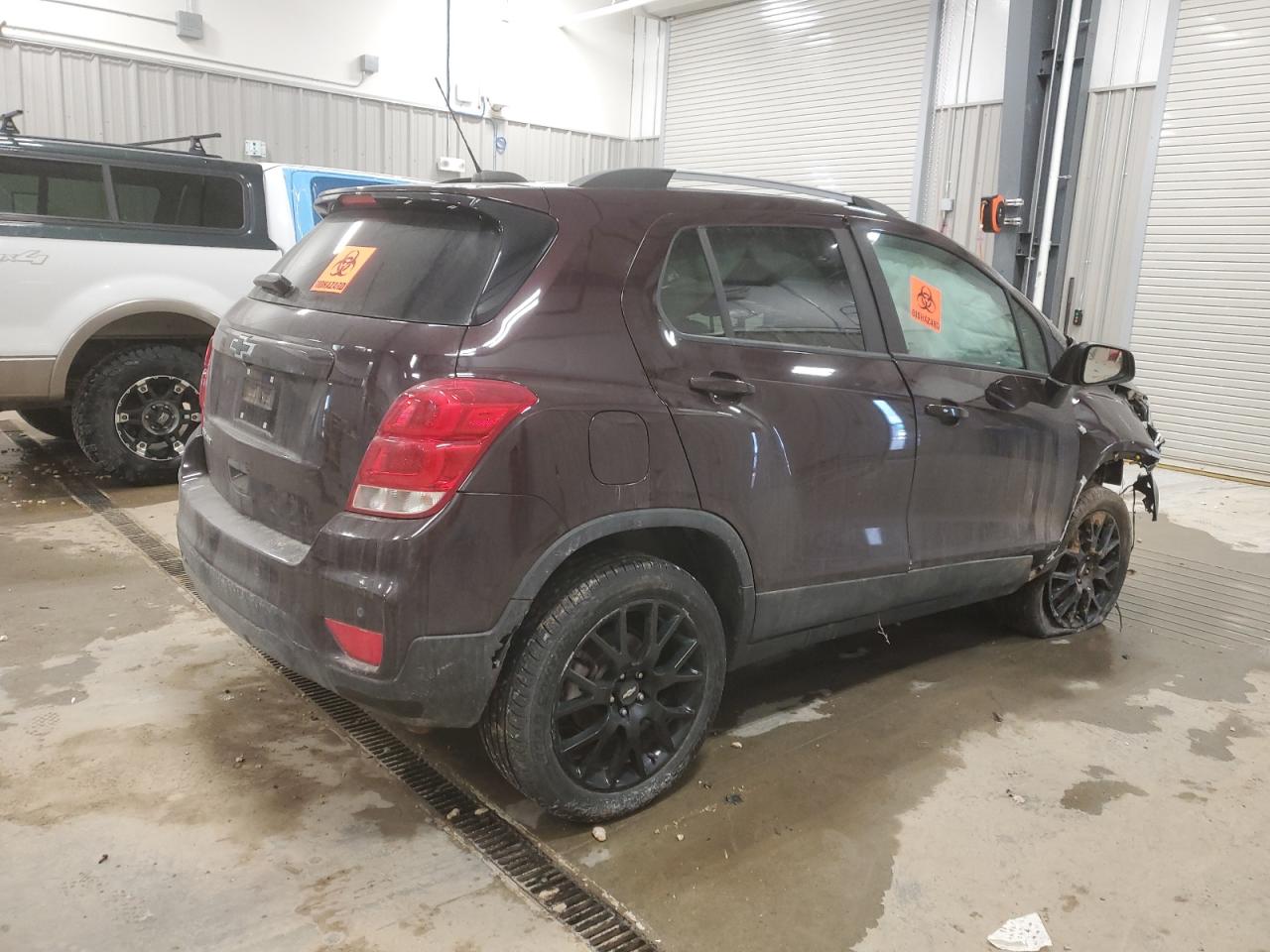 2021 Chevrolet Trax VIN KL7CJPSB4MB313691 Copart auction photo, all over damage thumbnail 3