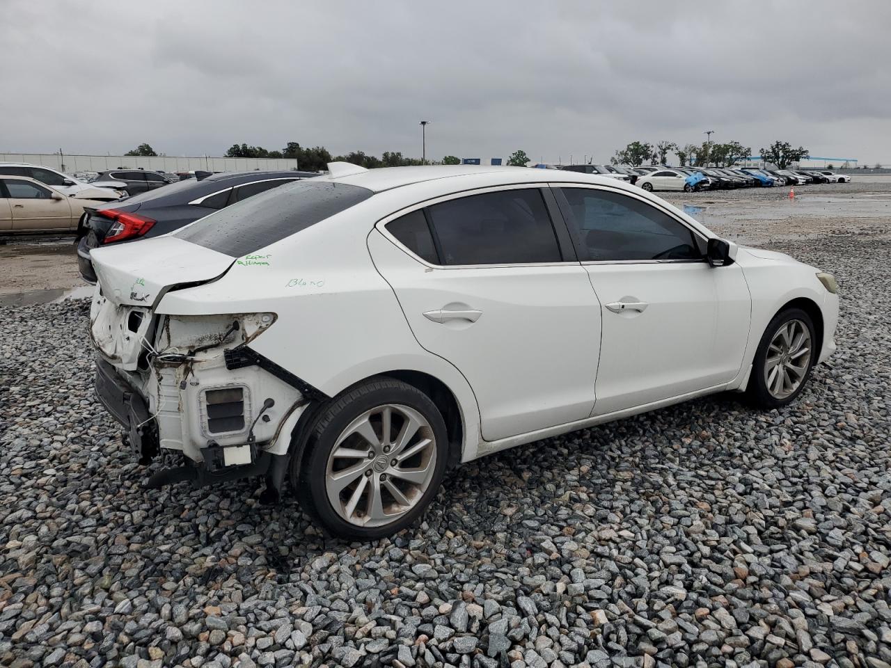 2016 Acura ILX VIN 19UDE2F72GA000493 Copart auction photo, rear end damage thumbnail 3
