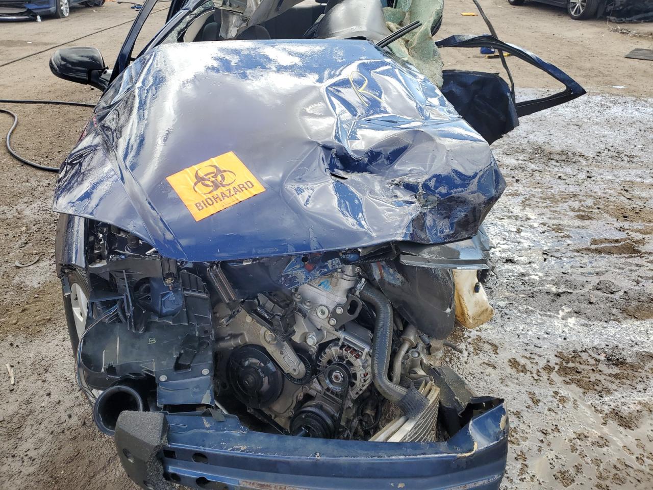 2008 Chevrolet Cobalt VIN 1G1AK58F087247681 Copart auction photo, all over damage thumbnail 11