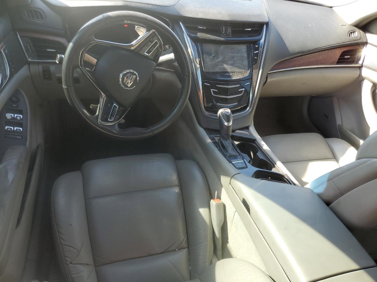 2014 Cadillac CTS VIN 1G6AP5SX0E0149798 Copart auction photo, front end / side damage thumbnail 8