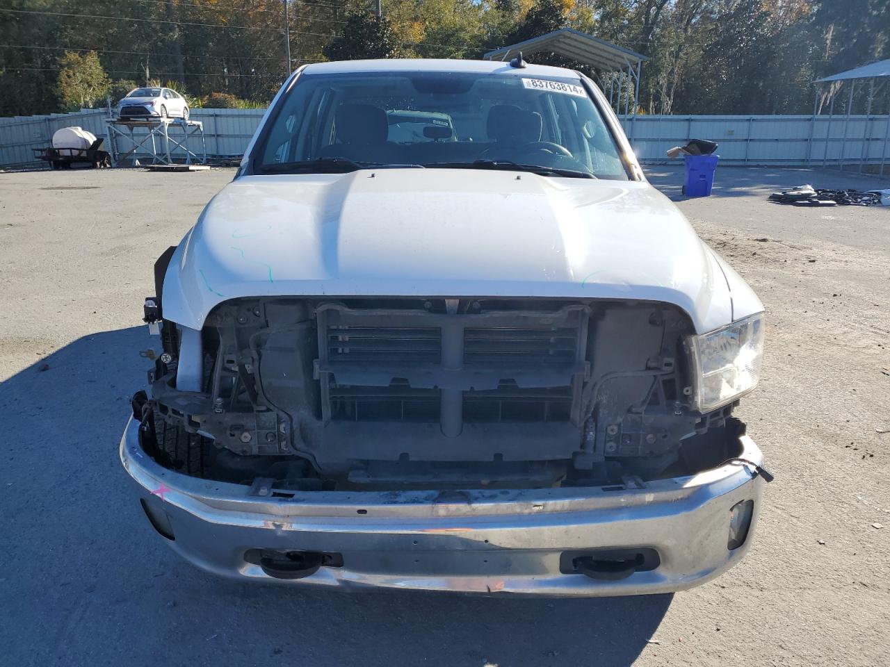 2021 RAM 1500 VIN 3C6RR7KG2MG599668 Copart auction photo, all over damage thumbnail 5