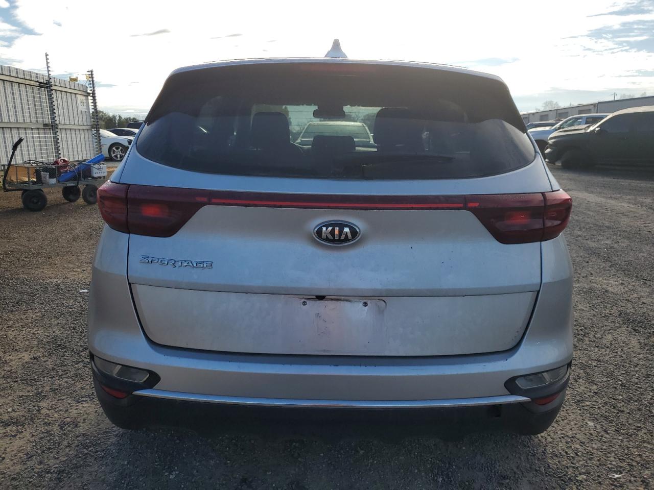 2021 KIA Sportage VIN KNDPMCAC9M7927461 Copart auction photo, front end / side damage thumbnail 6