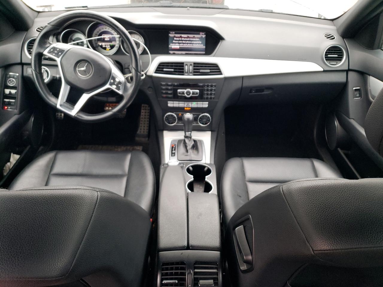 2013 Mercedes-Benz C-klasse VIN WDDGF8ABXDG141687 Copart auction photo, front end damage thumbnail 8