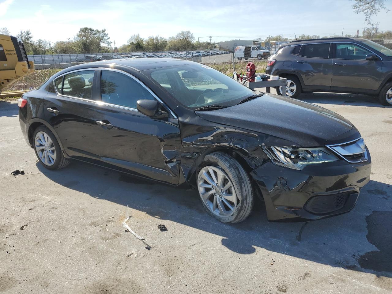 2017 Acura ILX VIN 19UDE2F3XHA007061 Copart auction photo, front end / side damage thumbnail 4
