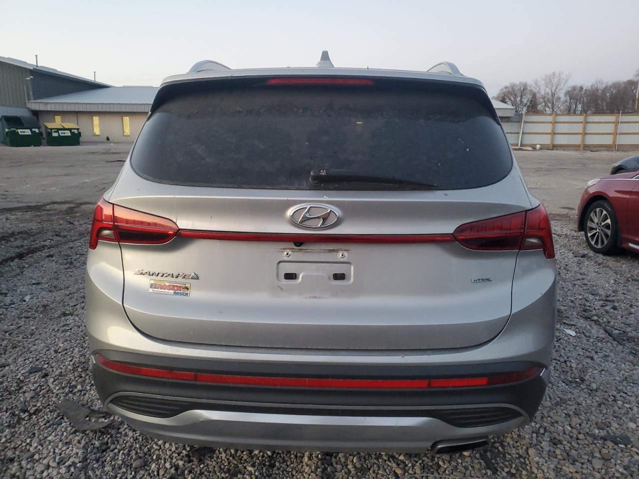 2021 Hyundai Santa Fe VIN 5NMS3DAJ6MH350348 Copart auction photo, vandalism damage thumbnail 6