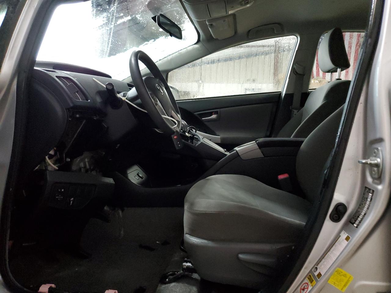 2013 Toyota Prius VIN JTDKN3DU5D1635370 Copart auction photo, vandalism damage thumbnail 7