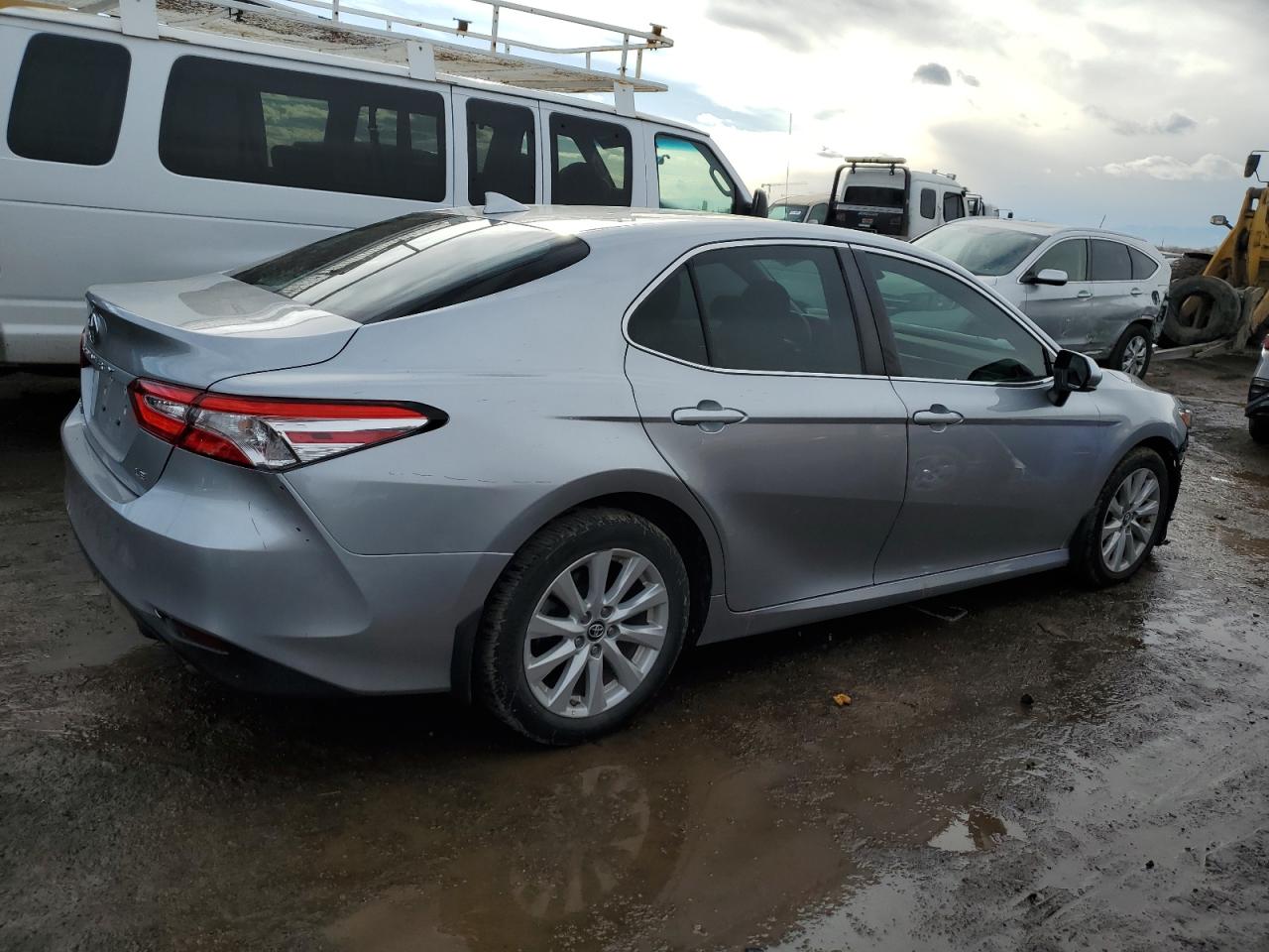 2019 Toyota Camry VIN 4T1B11HK9KU743670 Copart auction photo, side damage thumbnail 3