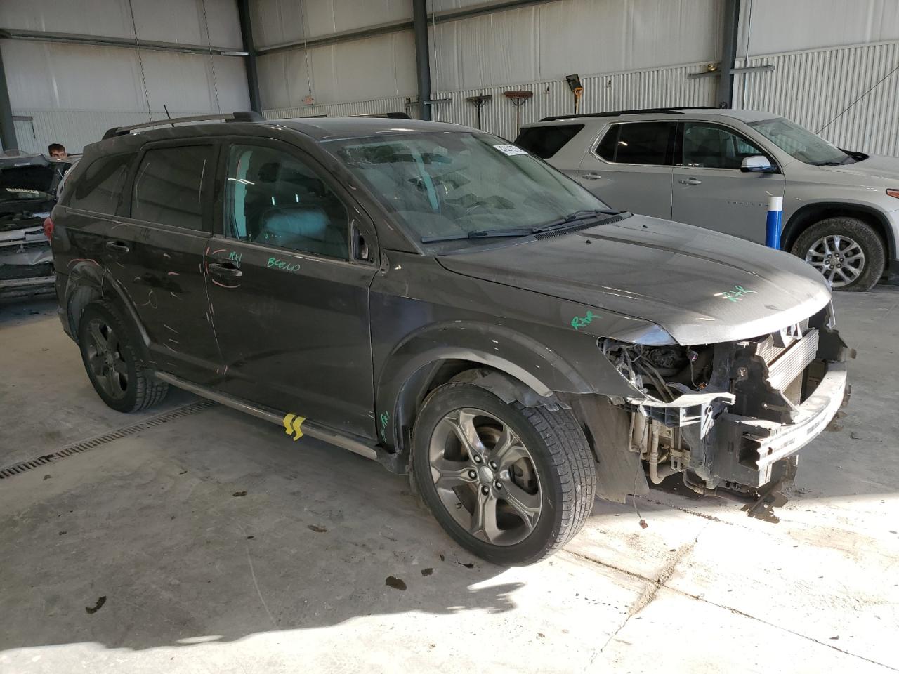 2015 Dodge Journey VIN 3C4PDDGGXFT533417 Copart auction photo, front end / rear end damage thumbnail 4